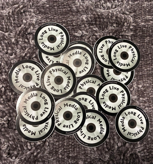 Long Live Physical Media Sticker